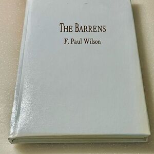 Book The Barrens F Paul Wilson signed, edition, collectible edition see pictures